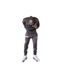 Load image into Gallery viewer, Track suit zip up hoodie