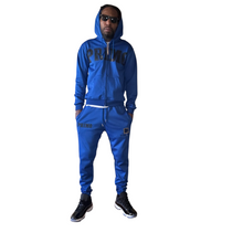 Load image into Gallery viewer, Track suit zip up hoodie